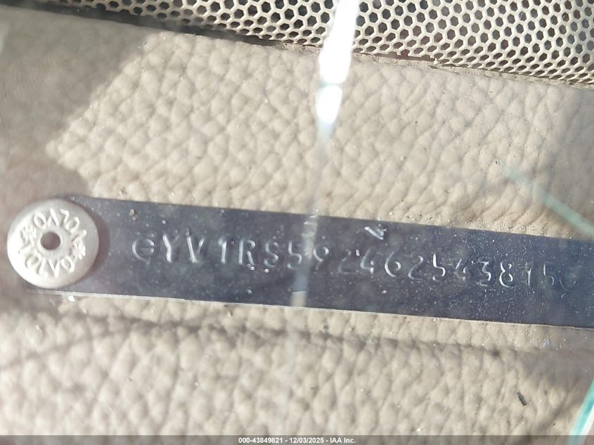 2006 Volvo S60 2.5T VIN: YV1RS592462543815 Lot: 43849821