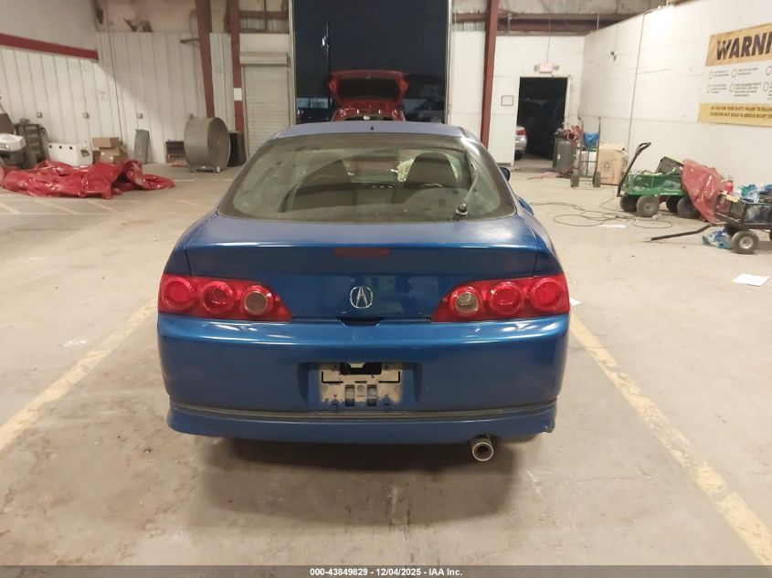 2006 Acura Rsx VIN: JH4DC54896S015856 Lot: 43849829