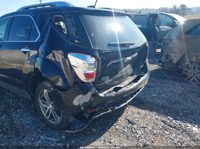 2017 Chevrolet Equinox Premier VIN: 2GNFLGE34H6254138 Lot: 43849833