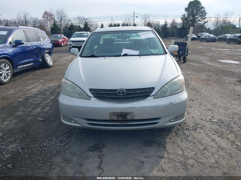 2004 Toyota Camry Xle VIN: 4T1BE30K54U345905 Lot: 43849836
