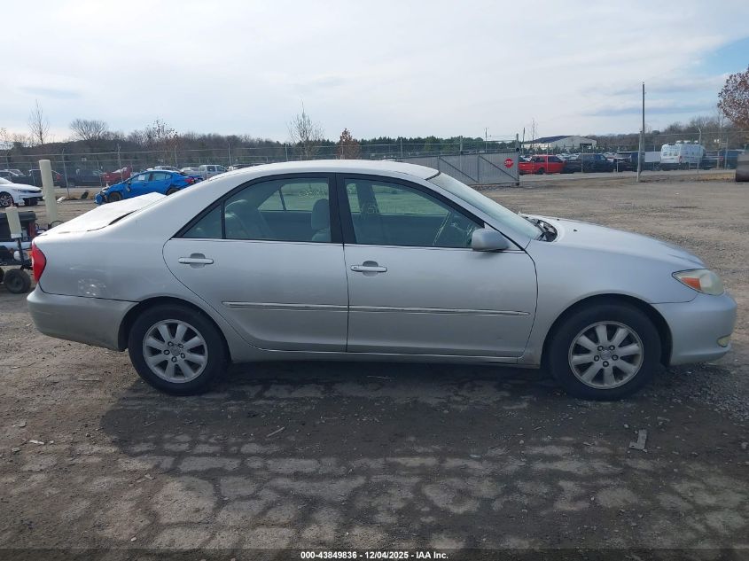 2004 Toyota Camry Xle VIN: 4T1BE30K54U345905 Lot: 43849836