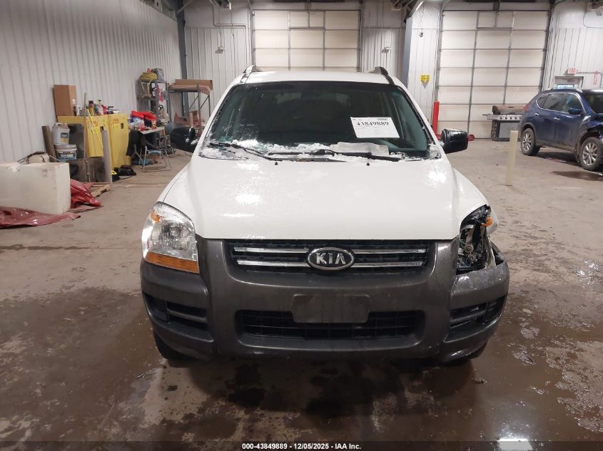 2007 Kia Sportage Lx V6 VIN: KNDJE723777430583 Lot: 43849889