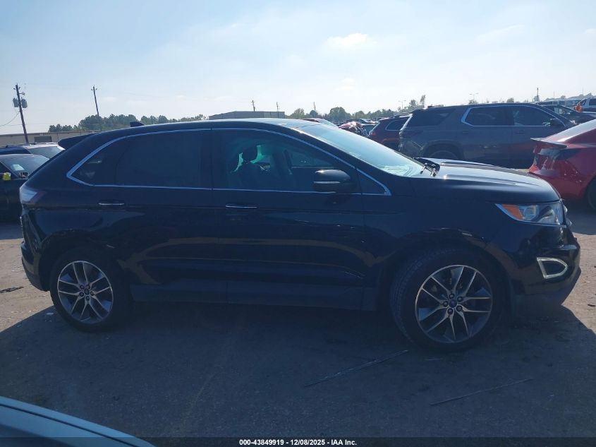 2017 Ford Edge Titanium VIN: 2FMPK3K98HBB26988 Lot: 43849919
