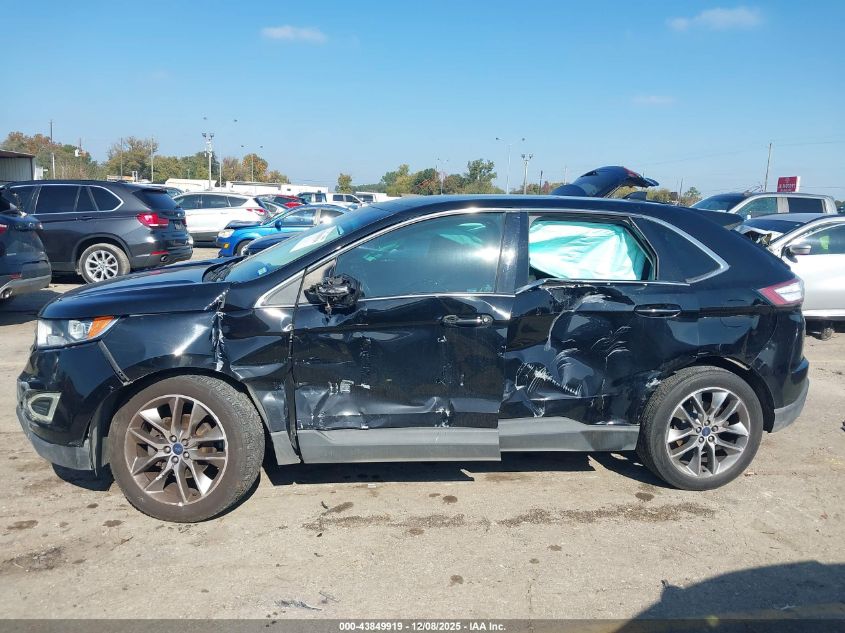 2017 Ford Edge Titanium VIN: 2FMPK3K98HBB26988 Lot: 43849919