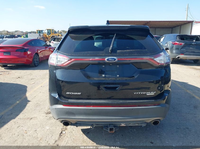 2017 Ford Edge Titanium VIN: 2FMPK3K98HBB26988 Lot: 43849919