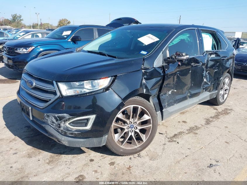 2017 Ford Edge Titanium VIN: 2FMPK3K98HBB26988 Lot: 43849919