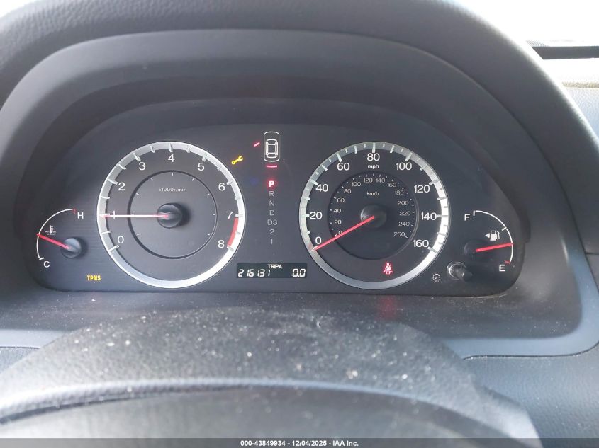 2009 Honda Accord 2.4 Ex VIN: 1HGCP267X9A048641 Lot: 43849934