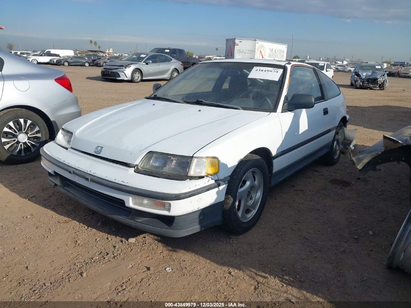 JHMED9367MS013125 1991 HONDA CIVIC photo no. 2