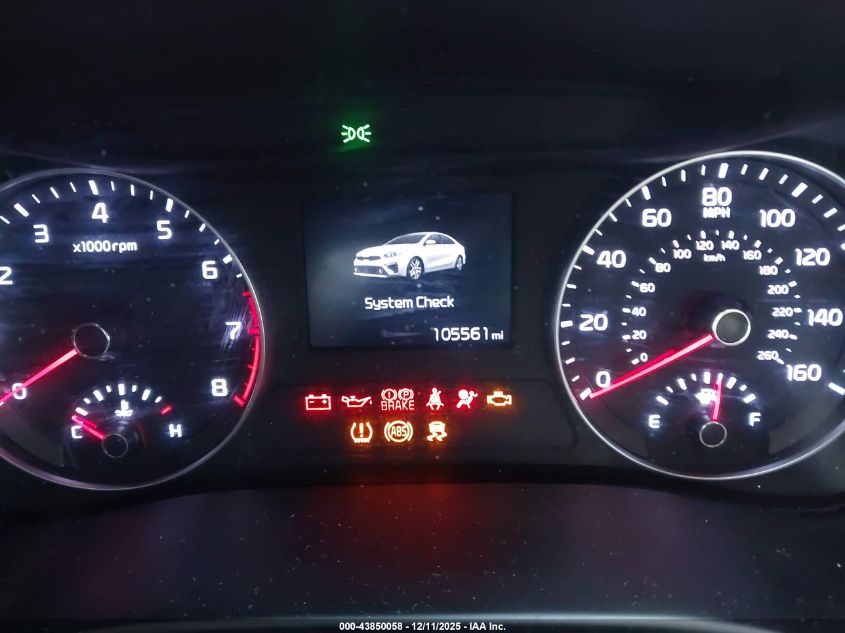 2021 Kia Forte Lxs VIN: 3KPF24AD4ME292634 Lot: 43850058