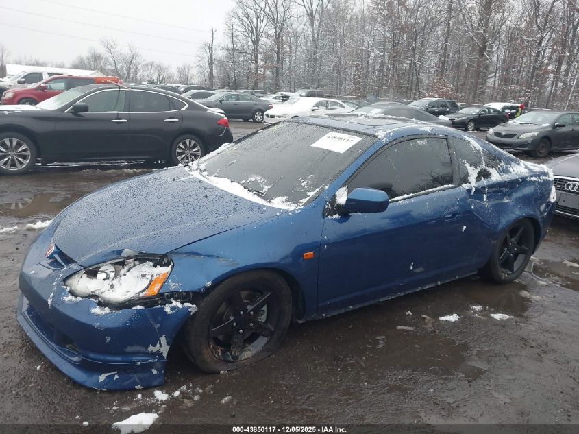 2002 Acura Rsx Type S VIN: JH4DC53062C020190 Lot: 43850117