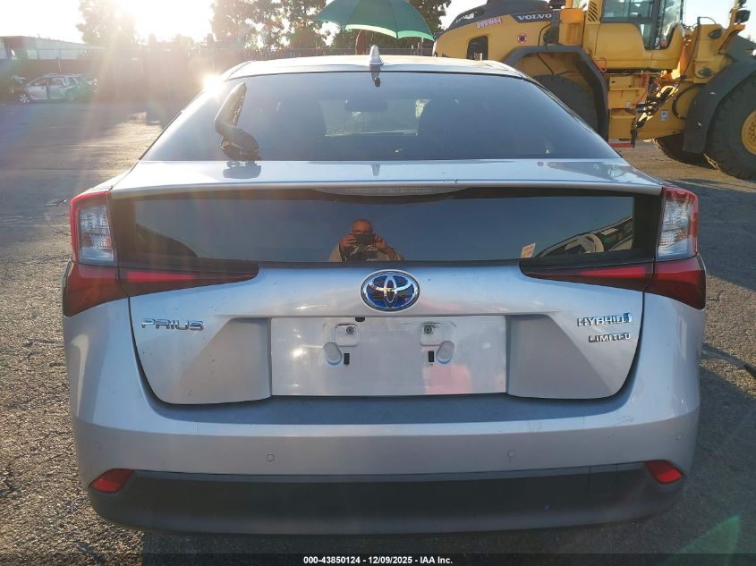 2020 Toyota Prius Limited VIN: JTDKARFU4L3123257 Lot: 43850124