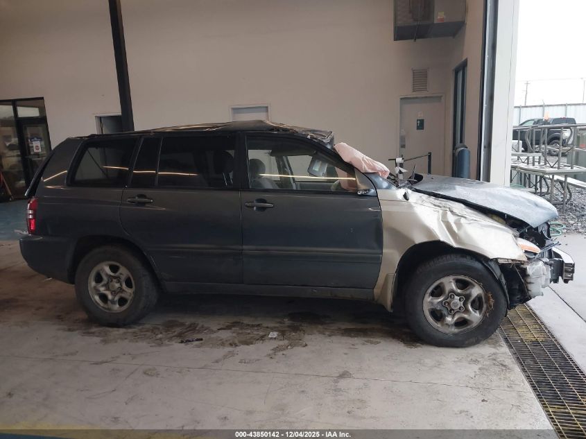 2003 Toyota Highlander V6 VIN: JTEGF21A830098789 Lot: 43850142