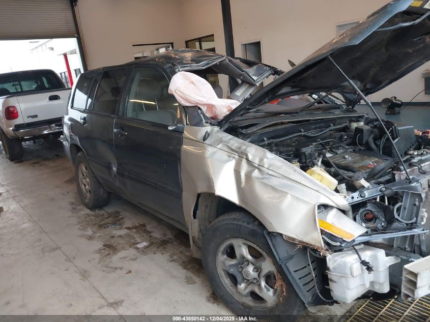 2003 Toyota Highlander V6 VIN: JTEGF21A830098789 Lot: 43850142