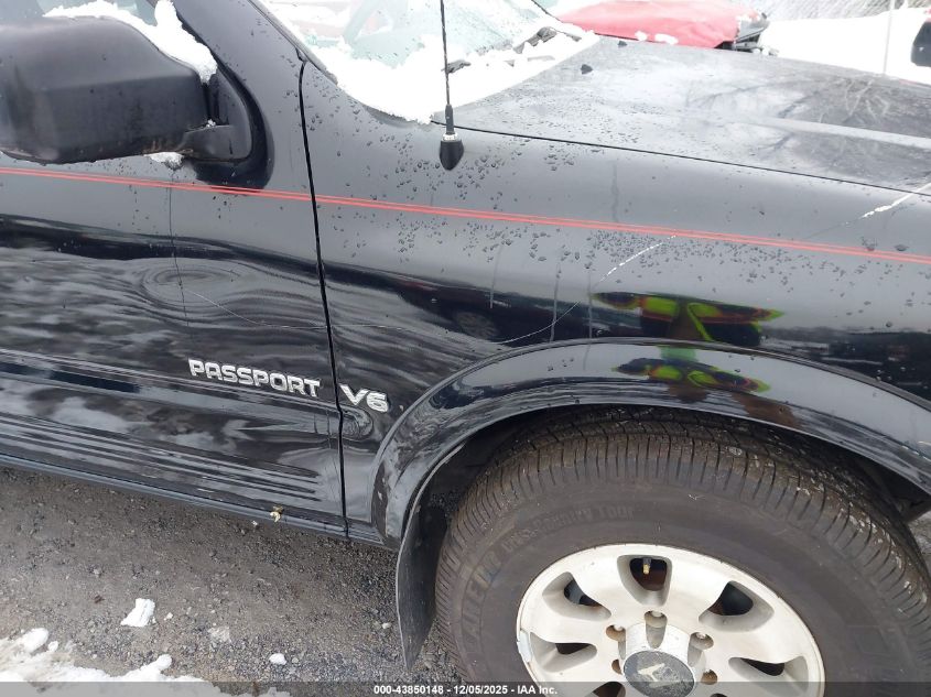 1998 Honda Passport Ex/Lx VIN: 4S6CM58W9W4406919 Lot: 43850148