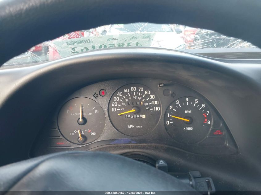 1995 Chevrolet Monte Carlo Z34 VIN: 2G1WX12X2S9324414 Lot: 43850162