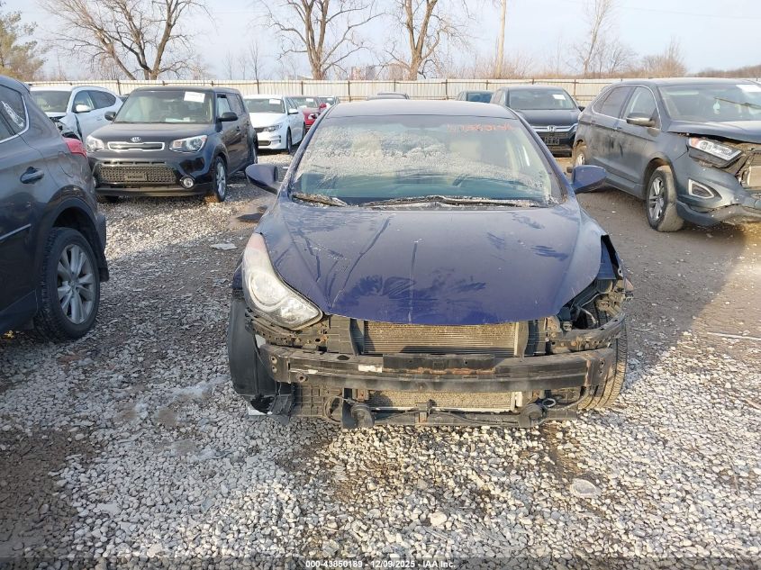 2013 Hyundai Elantra Gls VIN: 5NPDH4AEXDH280935 Lot: 43850189