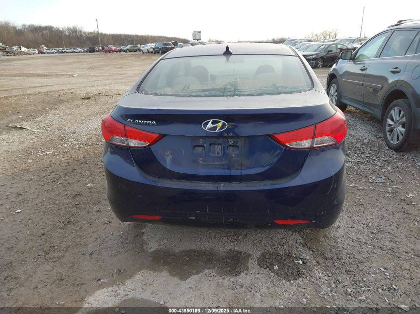 2013 Hyundai Elantra Gls VIN: 5NPDH4AEXDH280935 Lot: 43850189
