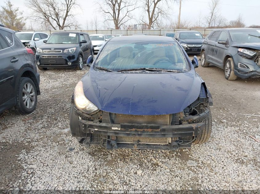 2013 Hyundai Elantra Gls VIN: 5NPDH4AEXDH280935 Lot: 43850189