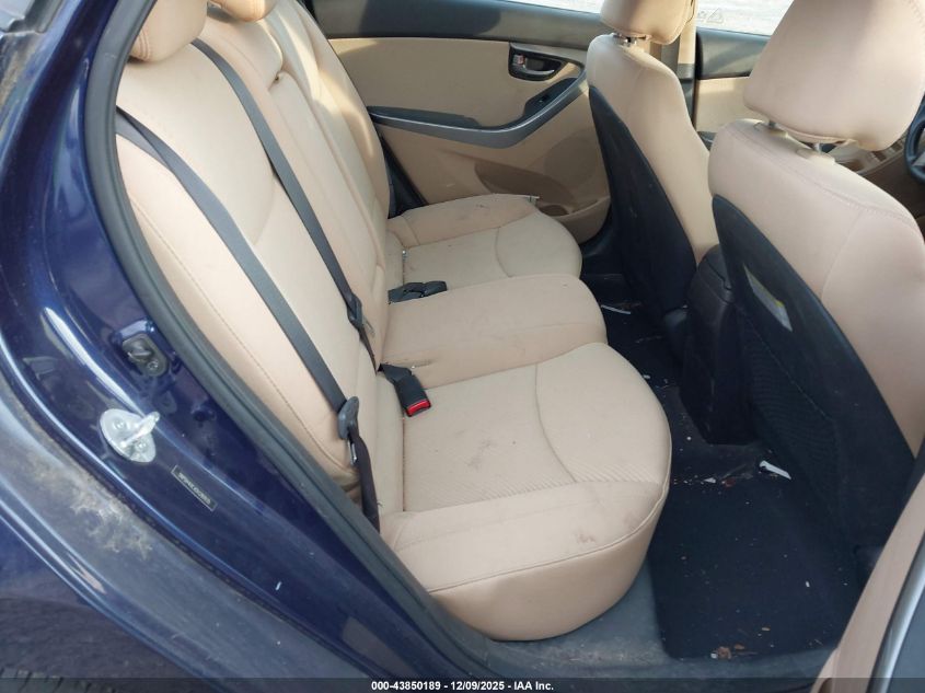 2013 Hyundai Elantra Gls VIN: 5NPDH4AEXDH280935 Lot: 43850189