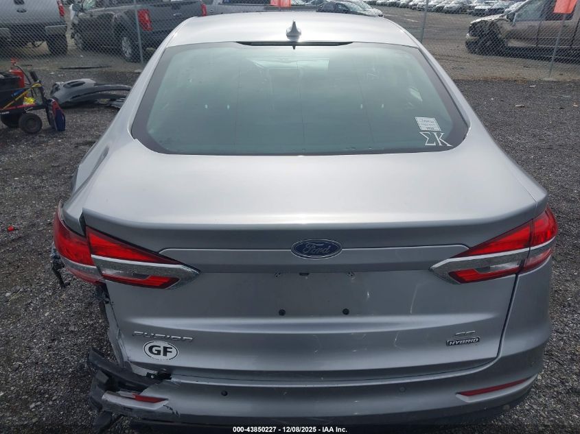 2020 Ford Fusion Hybrid Se VIN: 3FA6P0LU7LR267392 Lot: 43850227