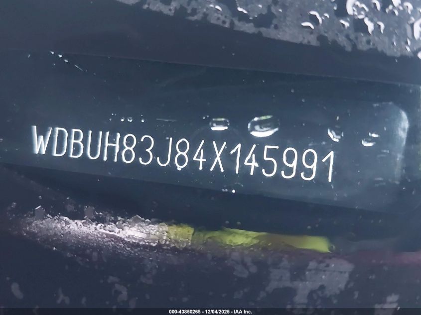 2004 Mercedes-Benz E 500 4Matic VIN: WDBUH83J84X145991 Lot: 43850265