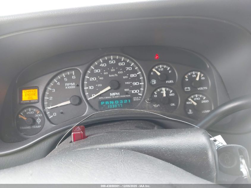 2001 Chevrolet Silverado 2500Hd Ls VIN: 1GCHC29U21E345837 Lot: 43850301