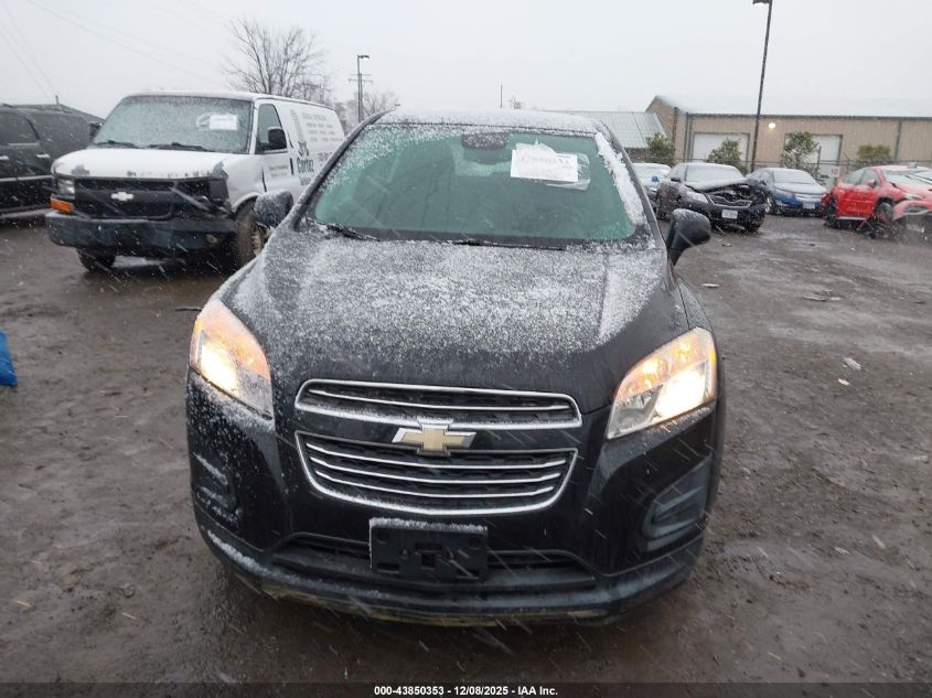 2016 Chevrolet Trax 1Ls VIN: KL7CJNSB1GB717380 Lot: 43850353