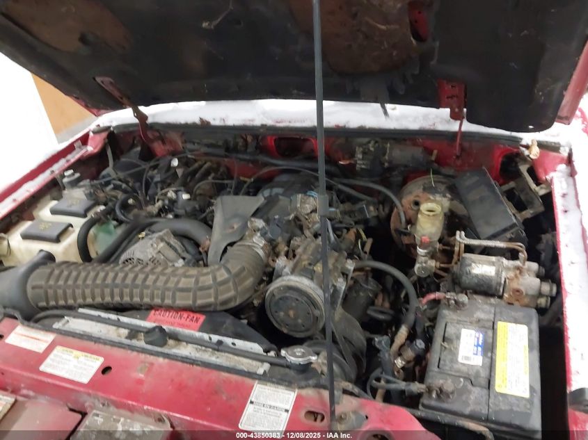 1996 Ford Ranger Super Cab VIN: 1FTCR14X1TPA85135 Lot: 43850383