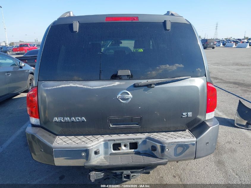 2005 Nissan Armada Se VIN: 5N1AA08A95N737301 Lot: 43850393