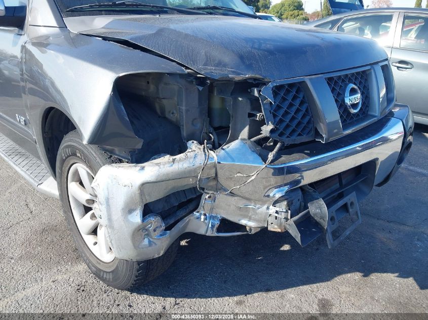 2005 Nissan Armada Se VIN: 5N1AA08A95N737301 Lot: 43850393