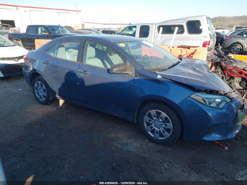 2016 Toyota Corolla Le VIN: 2T1BURHE9GC645909 Lot: 43850439
