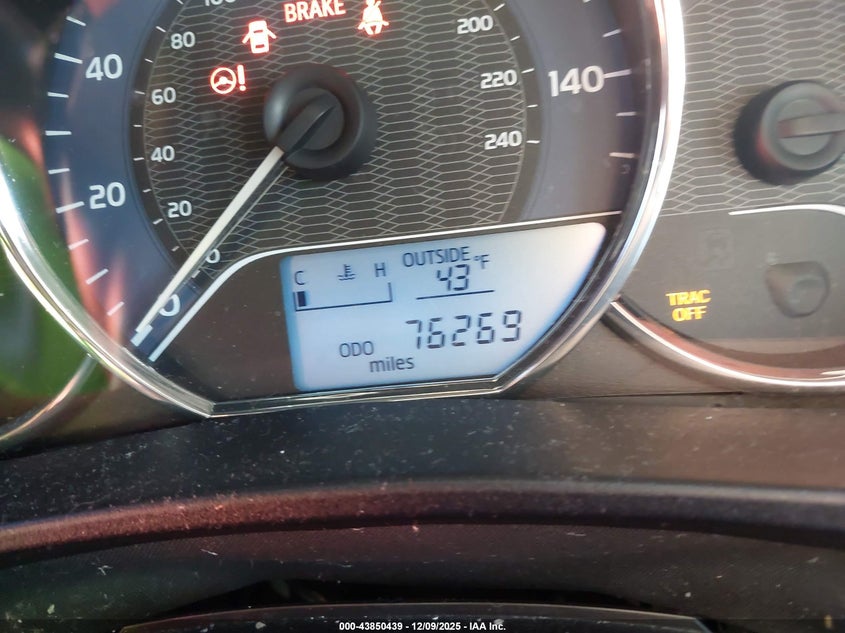 2016 Toyota Corolla Le VIN: 2T1BURHE9GC645909 Lot: 43850439