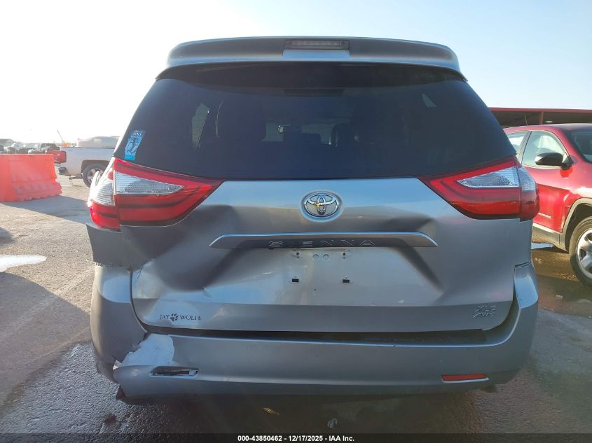 2015 Toyota Sienna Xle 7 Passenger VIN: 5TDDK3DC0FS105709 Lot: 43850462