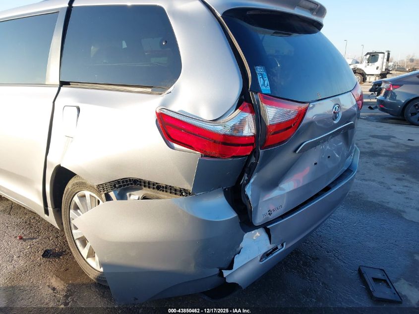 2015 Toyota Sienna Xle 7 Passenger VIN: 5TDDK3DC0FS105709 Lot: 43850462