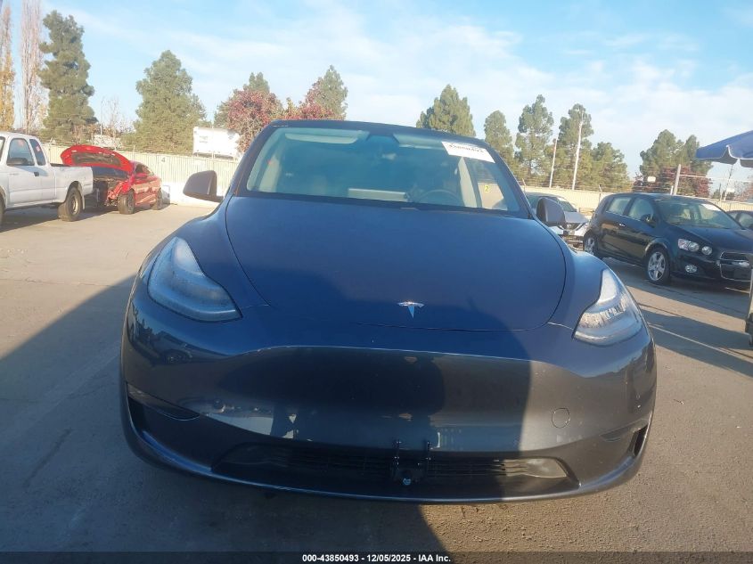 2020 Tesla Model Y Long Range Dual Motor All-Wheel Drive VIN: 5YJYGDEE0LF030096 Lot: 43850493