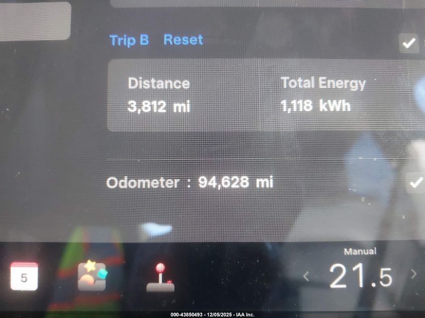 2020 Tesla Model Y Long Range Dual Motor All-Wheel Drive VIN: 5YJYGDEE0LF030096 Lot: 43850493