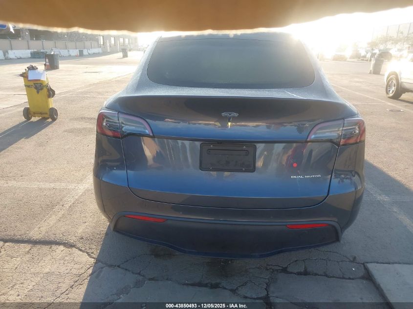 2020 Tesla Model Y Long Range Dual Motor All-Wheel Drive VIN: 5YJYGDEE0LF030096 Lot: 43850493