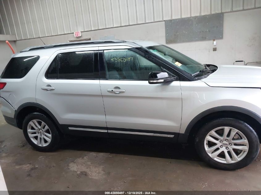 2018 Ford Explorer Xlt VIN: 1FM5K8D87JGB06724 Lot: 43850497