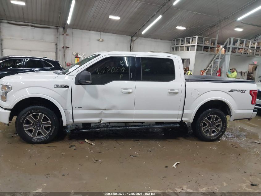 2017 Ford F-150 Xlt VIN: 1FTEW1EP8HFB40161 Lot: 43850570