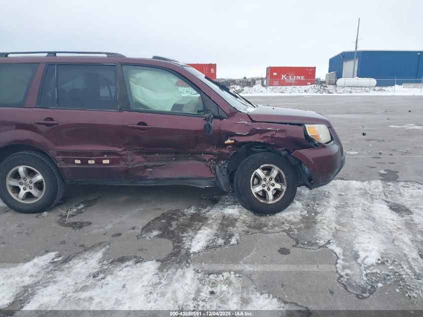 2008 Honda Pilot Ex-L VIN: 5FNYF285588022165 Lot: 43850591