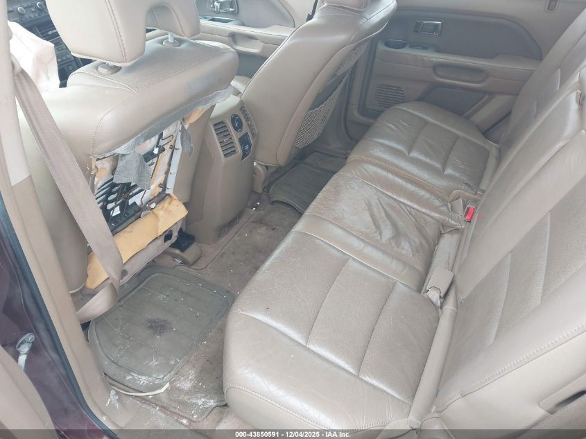 2008 Honda Pilot Ex-L VIN: 5FNYF285588022165 Lot: 43850591