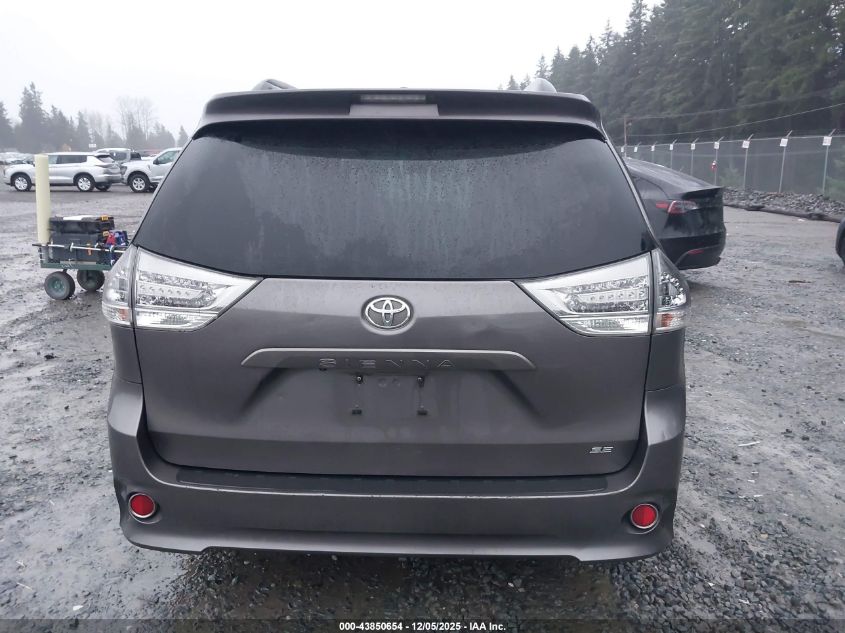 2015 Toyota Sienna Se 8 Passenger VIN: 5TDXK3DC7FS560070 Lot: 43850654