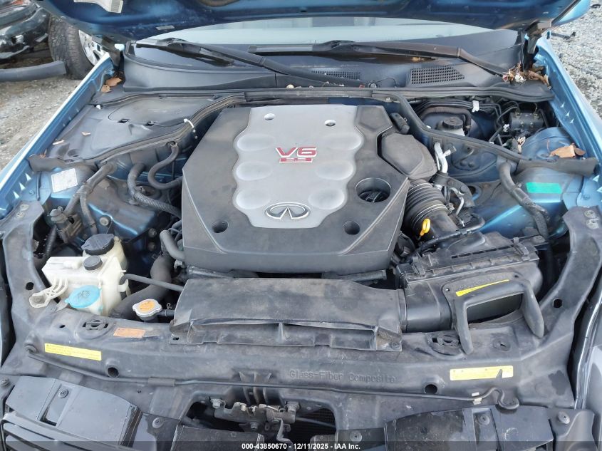 2003 Infiniti G35 Base W/Leather VIN: JNKCV54E13M211298 Lot: 43850670