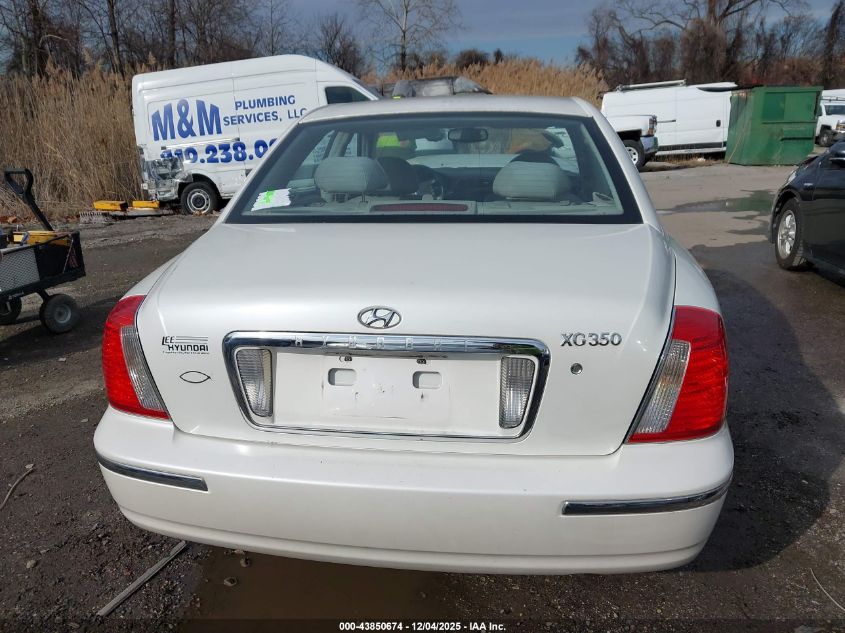 2004 Hyundai Xg350 L VIN: KMHFU45E04A348600 Lot: 43850674