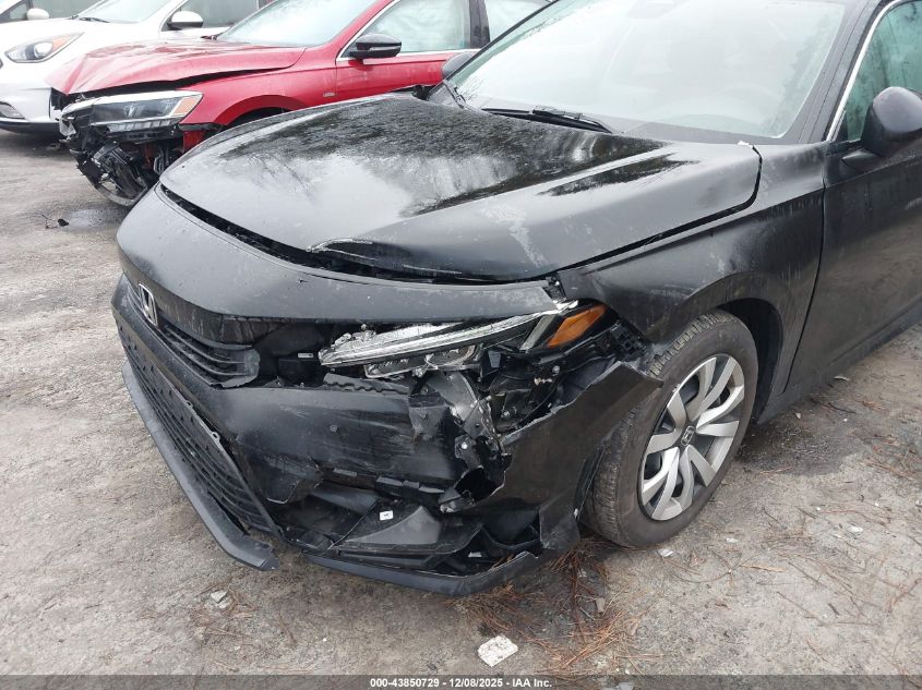 2023 Honda Civic Lx VIN: 2HGFE2F27PH553932 Lot: 43850729