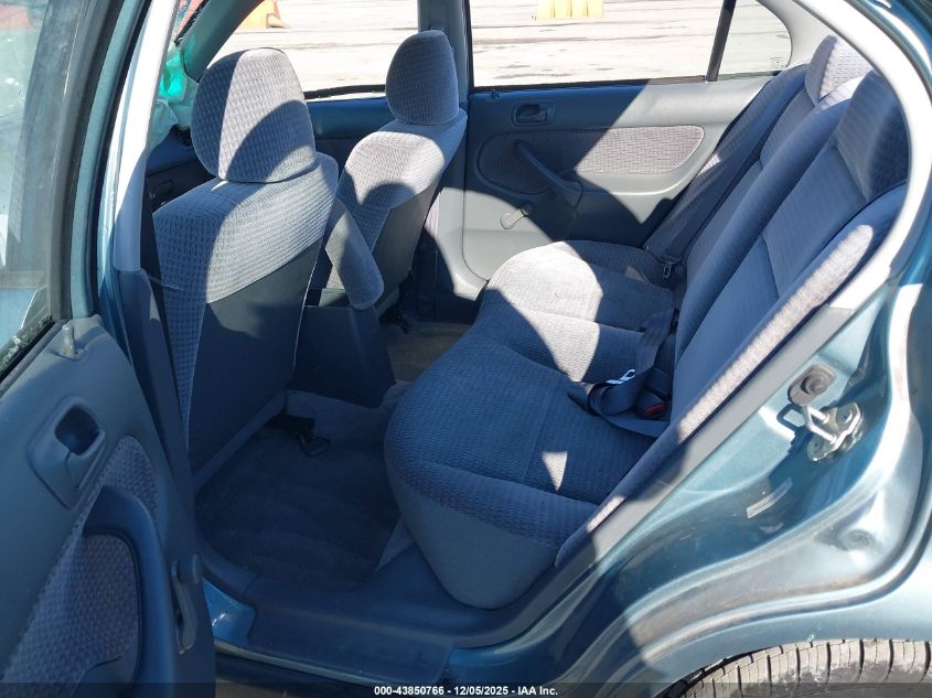 2000 Honda Civic Value Package VIN: 2HGEJ6618YH537519 Lot: 43850766