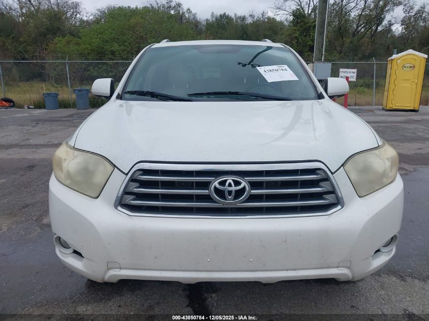 2008 Toyota Highlander Limited VIN: JTEDS42A382050959 Lot: 43850784