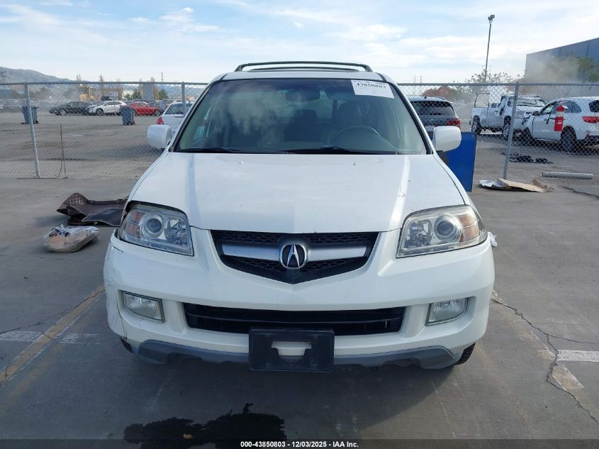2006 Acura Mdx VIN: 2HNYD18296H542912 Lot: 43850803