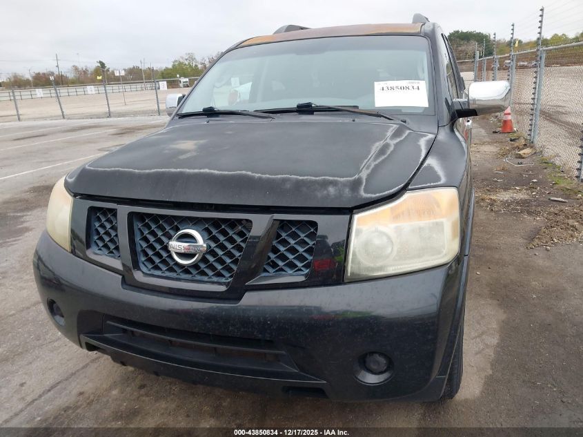 2010 Nissan Armada Se VIN: 5N1BA0ND8AN611556 Lot: 43850834