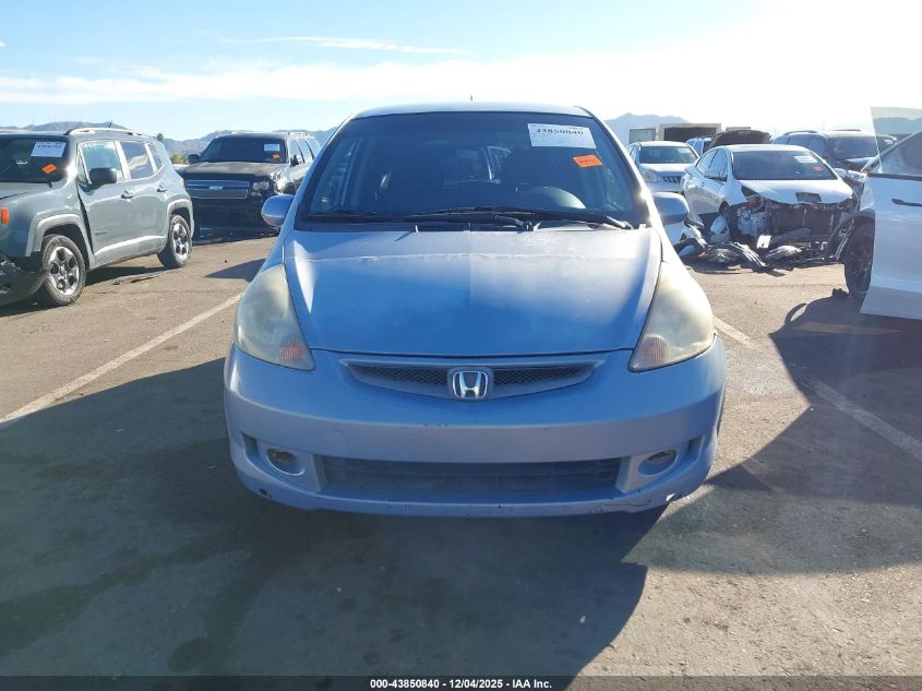 2008 Honda Fit Sport VIN: JHMGD38678S025439 Lot: 43850840